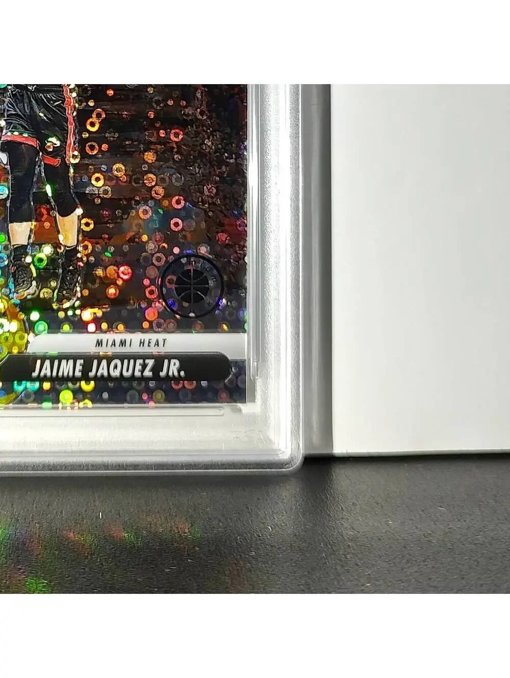 Jaime Jaquez Jr. 2023 Panini Hoops Premium Attack the Rack #1 Disco Prizm PSA 9
